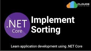 Core SEO: Implement Sorting in asp.net MVC core application