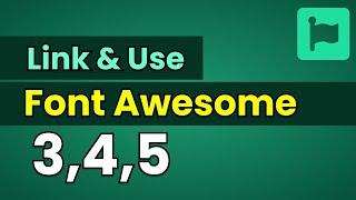 How to Link & Use Font Awesome Icons in Web Page Properly & Efficiently | PRO Techniques