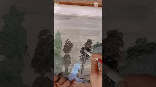 Tall trees wrapped in beauty of nature ️ @shorts @ Poonam Art