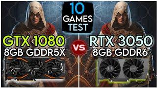 GTX 1080 vs RTX 3050 | Test In 10 Games In Mid 2023 | Which Is Best ?