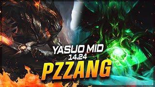 PZ ZZANG - Yasuo vs Swain MID Patch 14.24 - Grandmaster Yasuo Gameplay