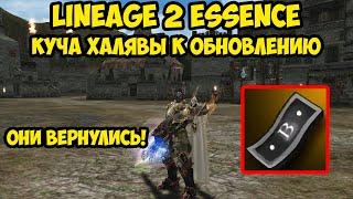 Куча халявы к обновлению и возвращение ЧЕРНЫХ КУПОНОВ в Lineage 2 Essence.