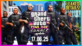 GTA ONLINE NEW SUMMER DLC 2025 DETAILS, Weapons, POLICE Outfit, Cops, GTA 6 Trailer 2 (GTA 5 Update)