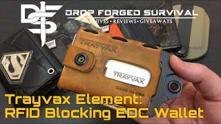 Trayvax Element : RFID Blocking EDC Wallet - Every Day Carry - EDC