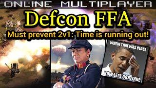 Defcon FFA - Nuke General - Pro Rules | C&C Generals Zero Hour | No Commentary