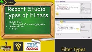 IBM Cognos 10 Report Studio Types of Filters