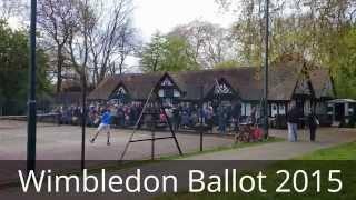 Will to Win - Wimbledon Ballot at Regent's Park 2015