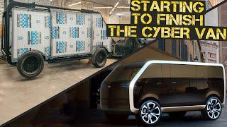 Finishing the construction of the futuristic Cyber Van