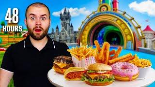 I only ate Epic Universe food for 48 HOURS Challenge