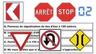 2023 Examen théorique saaq - Test de conduite la signalisation