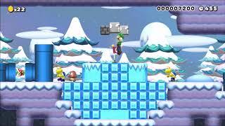 NSMBU Snow Theme in Super Mario Maker - Mario Making Mods Mod Mondays