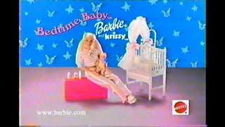 Bedtime Baby Barbie & krissy by Mattel ad from 2001