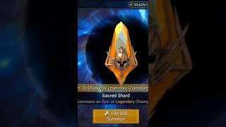 Got a sacred last minute, who will we get? Daily Shard Pull