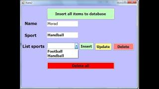 Visual Basic.net: How to insert data into database using combobox