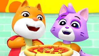 It's Pizza Day Cartoon and Animated Videos for Kids by Woofees