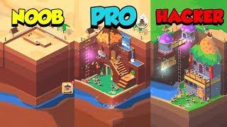 NOOB vs PRO vs HACKER - Idle Digging Tycoon Part 1