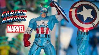 Mcfarlane Toy Marvel Comics Captain America 1/6 scale statue review