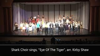 Shark Choir sings, "Eye Of The Tiger," at the SRHS Rock Around The Clock Concert, 9/26/19