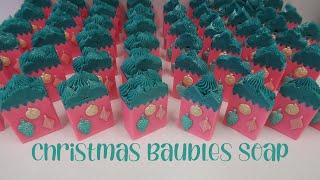 Christmas Baubles | A 2020 Christmas Holiday Soap