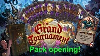 Hearthstone The Grand Tournament 50 pack opening - Walocial