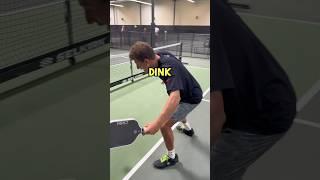 When to use a Slice Dink and a Topspin Dink in Pickleball! #pickleballtips #pickleball