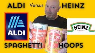 Aldi Versus Heinz Spaghetti Hoops #aldi #heinz