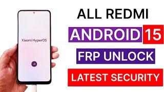 Redmi Note 12 Frp Unlock Android 15 HyperOs 2 Latest Security 2025