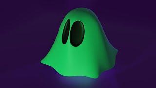 Blender Tutorials: How to make a Ghost! (Blender 2.9)