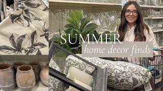 Summer Decor Haul & Shop With Me | At Home, World Market & HomeGoods 2025