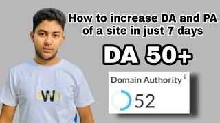 How to increase Moz DA 0 to 60 | Increase Moz domain authority - manipulation of DA | HJ Tech