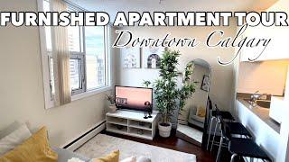 Furnished Studio Apartment Tour | Downtown Calgary