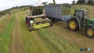 Mulchrone Agri Contractors - Silage 2015 - at the night shift 2