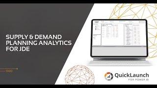 Maximizing Efficiency: Supply and Demand Planning Analytics for JD Edwards