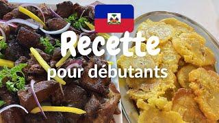 Griot haïtien et bananes plantains: Une maman haïtienne te montre comment faire.