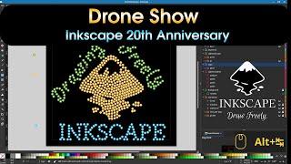 Inkscape 1.3 - Inkscape 20th Anniversary Drone Show - Tutorial