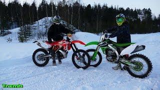 Awesome Dirt Bike Winter Ride 2018