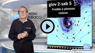 Meteo fino16 ottobre.Tanti giorni piovosi e venti freddi