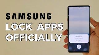 How To Lock Apps on Samsung Phone | No Third-Party App