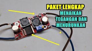 PAKET LENGKAP SATU MODUL MENAIKAN TEGANGAN DAN MENURUNKAN TEGANGAN DC