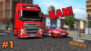 Ep.#1 - Funny Moments & Crash Compilation - Euro Truck Simulator 2