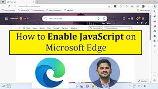 How to Enable JavaScript on Microsoft Edge | Amit Thinks