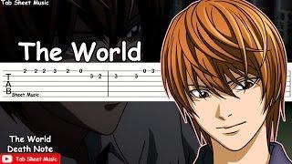 Death Note OP 1 - The World Guitar Tutorial