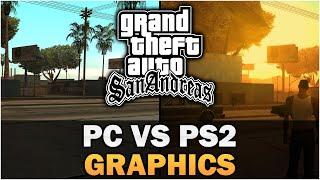 GTA SA - PS2 VS PC Graphics [Text video]