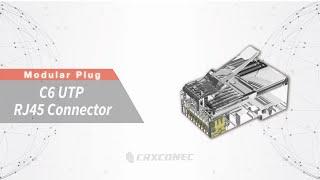 C6 Unshielded UTP RJ45 Connector for Network Cable