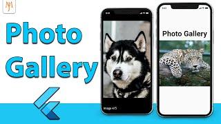 Flutter Tutorial - Simple Photo Gallery App | Zoom Images, Image Slider