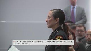 Voting underway in San Mateo County to remove Sheriff Corpus