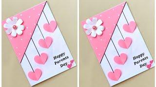 Parents day card making handmade/Easy and Beautiful Card for Parents day/DIY Card for Parents day