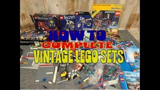 HOW TO: Complete Vintage LEGO Sets From a Pile of Rubble