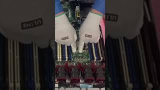 HPE ProLiant DL360 Gen 9 | CPU Installation | #tech #satisfying #hpe #server