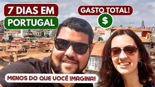 Quanto custa PASSAR 7 DIAS em PORTUGAL? Todos os custos e como economizar! | Canal Maximizar